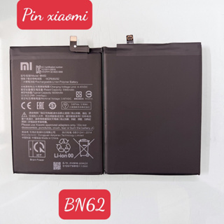 BN62 - PIN XIAOMI REDMI 9T - PIN XIAOMI REDMI NOTE 9 4G