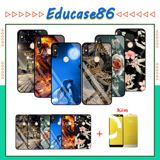 Combo Ốp lưng Kính 3D Xiaomi Redmi Note 5/ Note 5 Pro Sang trọng (TẶNG KÈM 1 kính cường lực full màn hình )