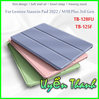 Bao da Cover Cho Máy Tính Bảng Lenovo M10 Plus Gen 3 10.6 Xiaoxin Pad 2022 TB-125 / TB-128 Smart Cover