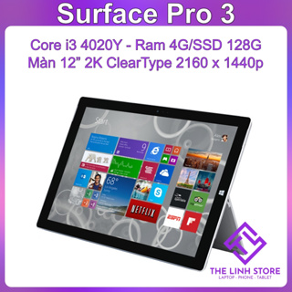 Máy tính bảng Surface Pro 3 màn 12 inch 2K - Ram 4G SSD 128G