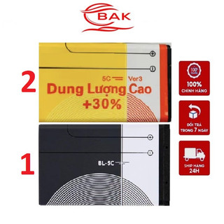 [Mã INBAU15 giảm 15K đơn 99K] Pin Nokia 5C dung lượng cao hàng chính hãng BAK