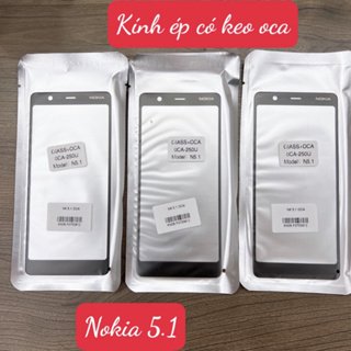 NOKIA 5.1 - KÍNH ÉP MÀN HÌNH CÓ KEO OCA NOKIA 5.1