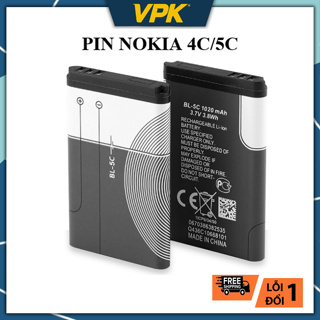 Pin Nokia 4C/5C Cho Dòng Máy Nokia 1202, 6300, 1280, 105, 110i, 2650...