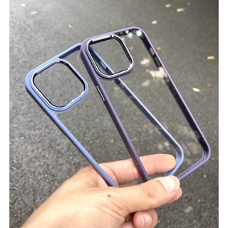 14 | 14 Plus | 14 Pro | 14 Pro Max - Ốp Iphone Chính hãng X&amp;M dẻo silicon kẻ chỉ viền bảo vệ camera (cam sắt)