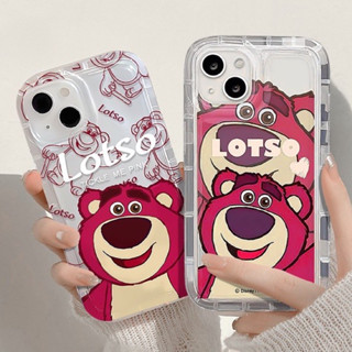 Ốp lưng iphone gấu dâu tây hoạt hình Silicone trong suốt Cho Iphone 6 / 6S / 6splus /7 / 7plus / 8plus / X / xs /sd1109