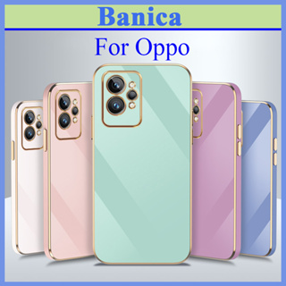 Ốp lưng OPPO F1s/A83/A37/A71/A15/A16/A16k/A1K - OPPO Viền vuông Mạ Màu _Vát Cạnh_Màu sắc sang trọng BaNiCa