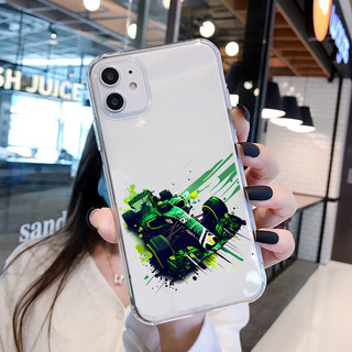 Ốp iphone xe đua màu xanh lá cực đẹp cho 6 7 8 plus x xs xr 14promax 13 12 11 pro max plus u891