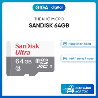 Thẻ nhớ Sandisk Ultra 64GB