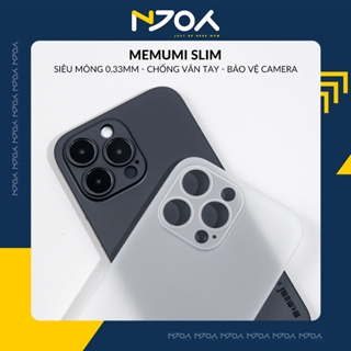 Ốp Lưng Ip Memumi Super Slim 0.3mm Siêu Mỏng Viền Vuông Chống Bám Vân Tay Cho 14 Pro Max 13 Pro Max Njoyshop