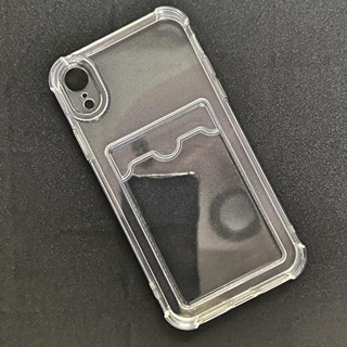 Ốp Lưng iPhone XR Dẻo Trong Suốt Có Khe Đựng Thẻ