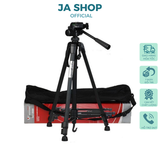 Giá đỡ máy ảnh, điện thoại Tripod WT-3520 (Tặng kẹp điện thoại) chân đứng máy ảnh chuyên chụp hình livestream (J.A SHOP)