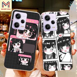 Ốp silicon in Anime Xiaomi Redmi Note 12 4G Note 12 5G Note 12 pro 4G Note 12 pro 5G hình cute