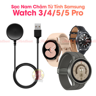 Dây cáp sạc đồng hồ thông minh Samsung Watch 3 / 4 / 4 Classic / Watch 5 / 5 Pro / Active 1 2 Độ Dài 1m doc sạc thay thế