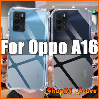 Ốp lưng chống va đập OPPO A16 dẻo trong suốt cao cấp bo 4 góc chống va đập