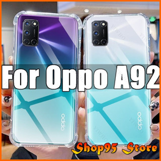Ốp lưng chống va đập OPPO A92 dẻo trong suốt cao cấp bo 4 góc chống va đập