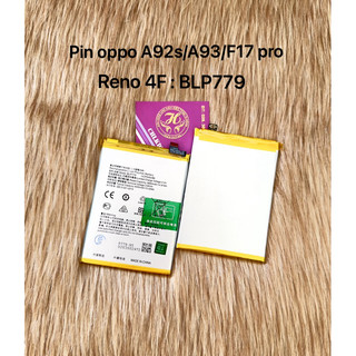 Pin oppo A92s/A93/F17 pro/Reno 4f : BLP779 newzin
