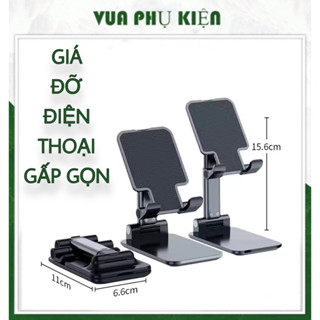 Giá đỡ điện thoại gấp gọn để bàn hoặc mặt phẳng K09 chất liệu nhựa PC cao cấp và cứng cáp
