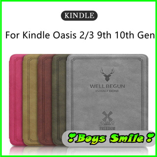 Bao Da Well Begun Kindle Oasis 3/2 họa tiết Hươu nai