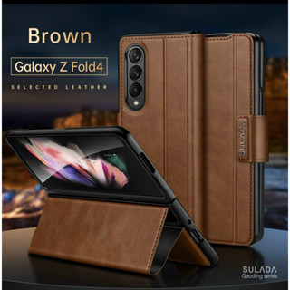 Bao da Sulada 2 mặt cho Samsung Z Fold 4 / Z Fold 3 5G cap cấp bảo vệ máy toàn diện hoàn hảo