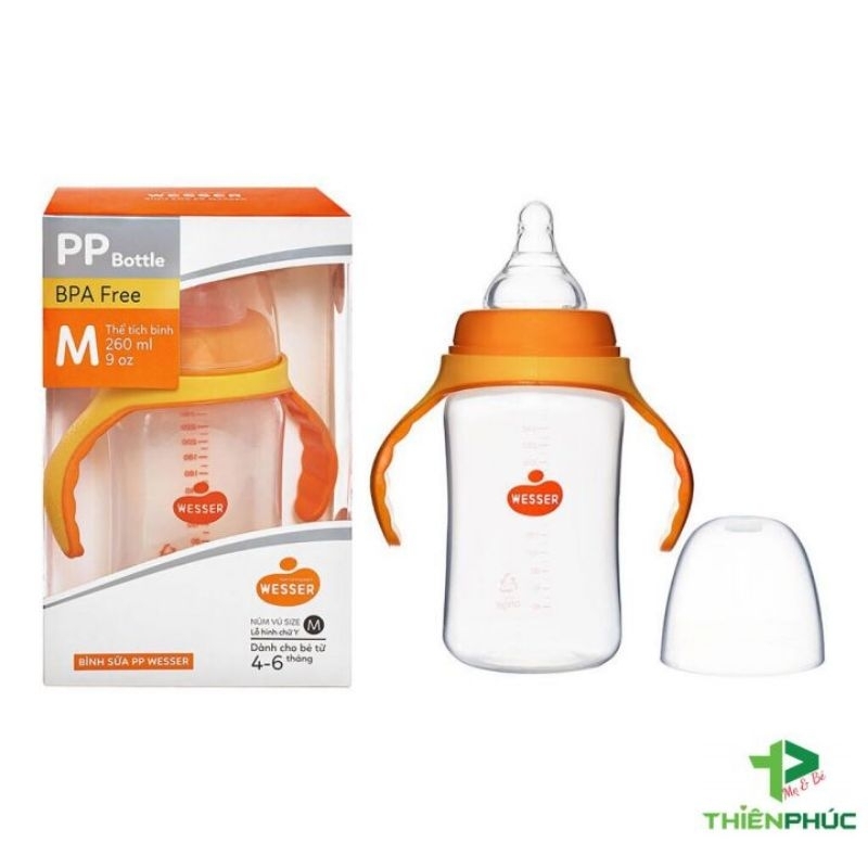 Bình sữa wesser PP 260ml