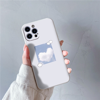 Ốp lưng iphone ốp chống sốc hình mây trời trái tim cho ip 7p 8p x xsmax 11 12 13 14 pro max plus eh2087