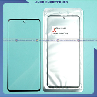 Mặt kính ép kính có keo OCA ss Note 10 Lite