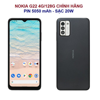 Điện thoại Nokia G22 4/128G Pin 5050mAh Sạc 20W - Hàng Chính Hãng