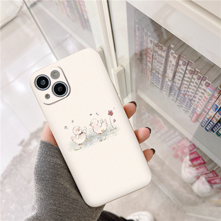 Ốp Lưng Iphone hình 2 con vịt đứm nhau 14,13,12,11 Pro Max/Xs Max/XR SE 7p 6p eh2112