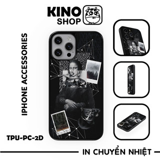 Ốp lưng iPhone KINOSHOP viền dẻo đen silicon TPU chống ố vàng , chống va đập [ KN249 ]