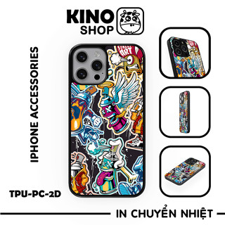 Ốp lưng iPhone KINOSHOP viền dẻo đen silicon TPU chống ố vàng , chống va đập [ KN265 ]