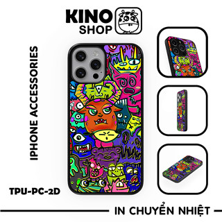 Ốp lưng iPhone KINOSHOP viền dẻo đen silicon TPU chống ố vàng , chống va đập [ KN257 ]