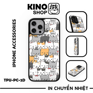 Ốp lưng IPhone KINOSHOP viền dẻo đen silicon TPU chống ố vàng , chống va đập [ KN208 ]