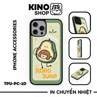 Ốp lưng iPhone KINOSHOP khủng long bơ rorojumb viền dẻo đen silicon TPU chống ố vàng , chống sốc, chống va đập [ KN187 ]