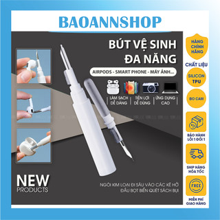 Bút vệ sinh đa năng cho tai nghe airpod, điện thoại, máy tính,máy ảnh làm sạch gọn gàng.