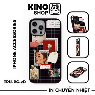 Ốp lưng IPhone KINOSHOP viền dẻo đen silicon TPU chống ố vàng , chống va đập [ KN205 ]