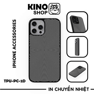 Ốp lưng IPhone KINOSHOP viền dẻo đen silicon TPU chống ố vàng , chống va đập [ KN236 ]