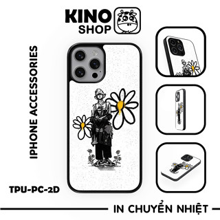 Ốp lưng IPhone KINOSHOP viền dẻo đen silicon TPU chống ố vàng , chống va đập [ KN201 ]