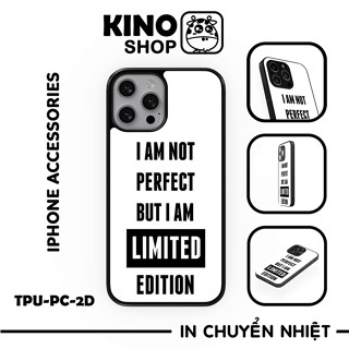 Ốp lưng IPhone KINOSHOP viền dẻo đen silicon TPU chống ố vàng , chống va đập [ KN108 ]