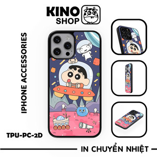 Ốp lưng IPhone KINOSHOP viền dẻo đen silicon TPU chống ố vàng , chống va đập [ KN194 ]