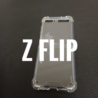 Ốp lưng Samsung Galaxy Z Flip - lưng cứng viền dẻo chống sốc( Trong suốt )