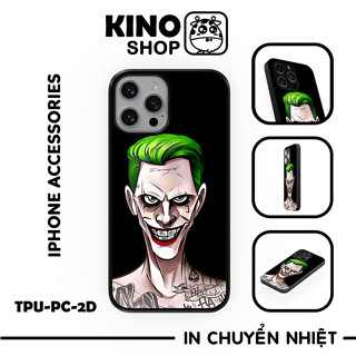 Ốp lưng iPhone KINOSHOP Joker Thanos viền dẻo đen silicon TPU chống ố vàng , chống va đập [ KN179 ] 13Promax 14Promax 12