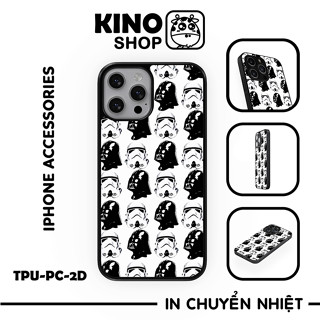 Ốp lưng iPhone KINOSHOP Mickey Star Wars viền dẻo đen silicon TPU chống ố vàng , chống va đập [ KN4 ]