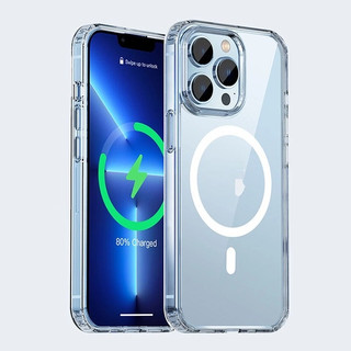 Ốp Lưng iPhone 13 Pro Max Dẻo Trong Chống Sốc Hổ Trợ Sạc Không Dây Magnetic