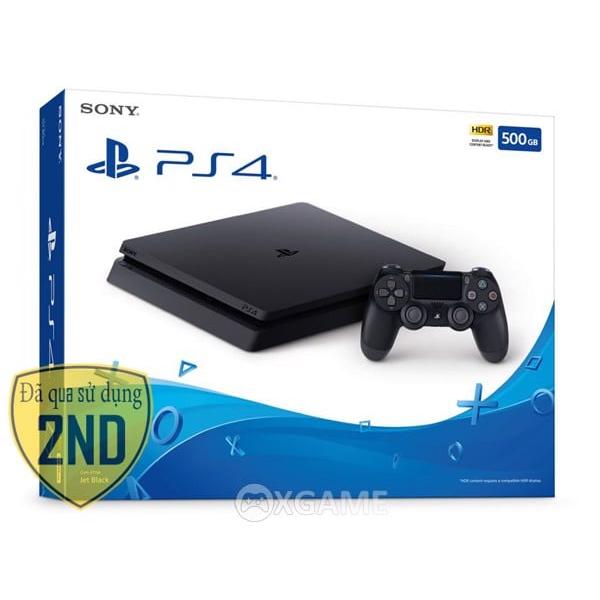 Máy chơi game PS4 Slim 500GB kèm 1 tay zin - PlayStation 4 hàng chính hãng