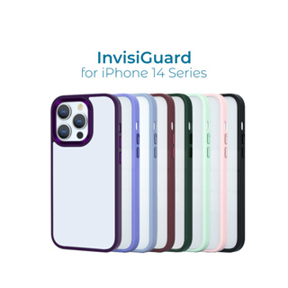 Ốp lưng điện thoại Unique Case trong cho iPhone 14 / 14 Plus / 14 Pro / 14 Pro Max InvisiGuard hỗ trợ sạc không dây IG14