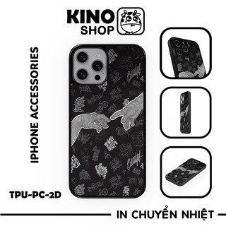 Ốp lưng IPhone KINOSHOP viền dẻo đen silicon TPU chống ố vàng , chống va đập [ KN279 ]