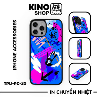 Ốp lưng IPhone KINOSHOP viền dẻo đen silicon TPU chống ố vàng , chống va đập [ KN240 ]