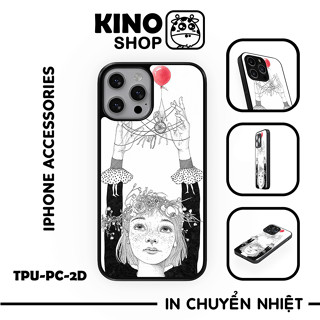 Ốp lưng IPhone KINOSHOP viền dẻo đen silicon TPU chống ố vàng , chống va đập [ KN52 ]