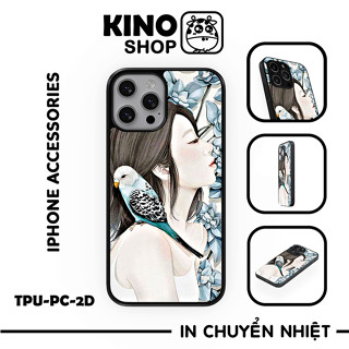 Ốp lưng IPhone KINOSHOP viền dẻo đen silicon TPU chống ố vàng , chống va đập [ KN53 ]