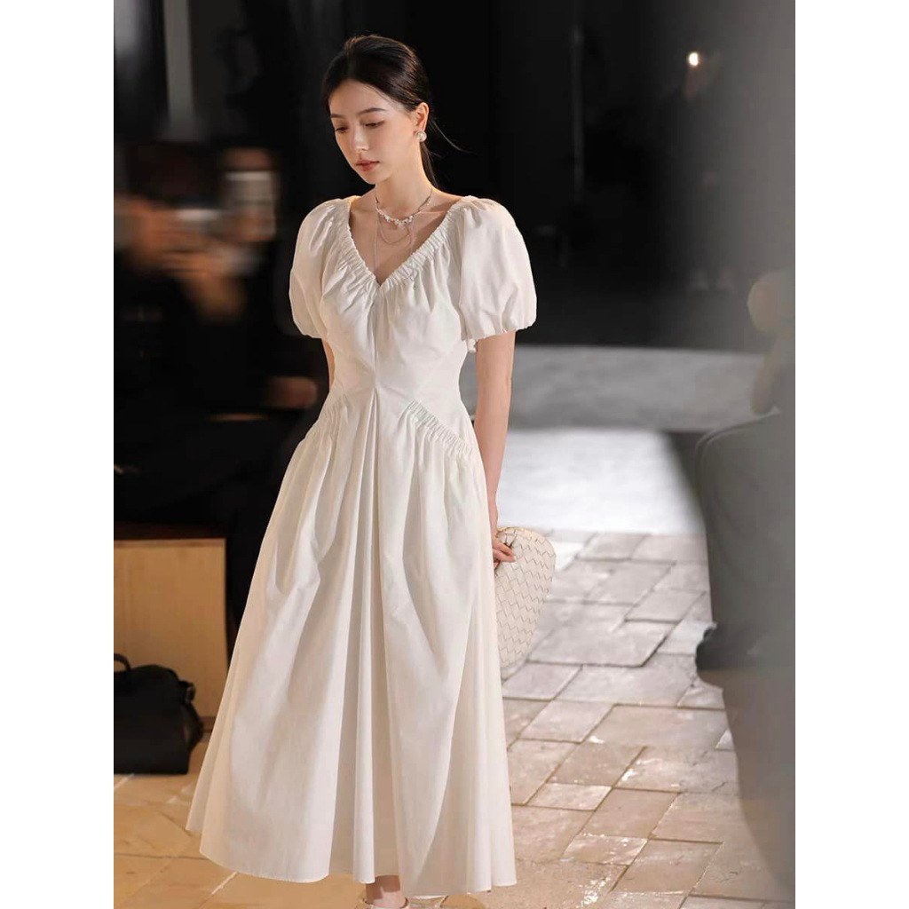 Váy chun cổ chun eo ECLIPSE CLOTHING